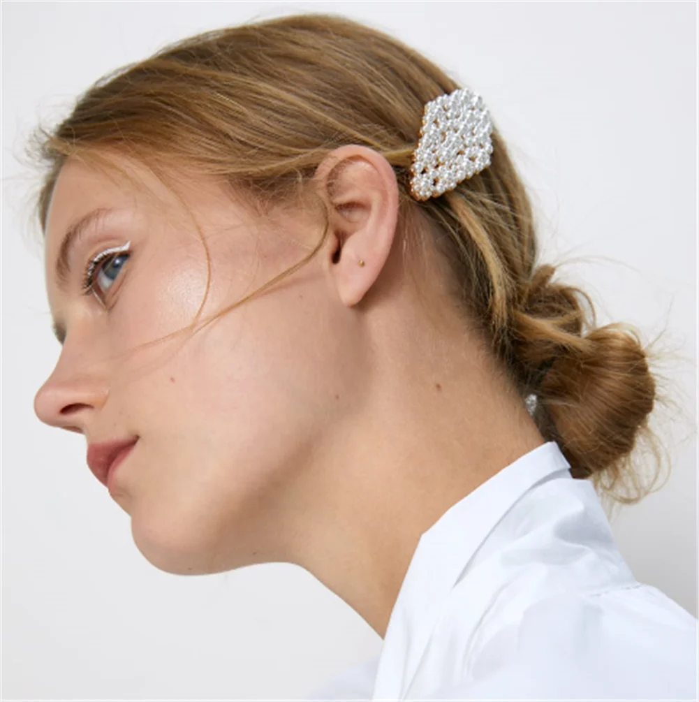 ZA женский элегантный набор заколок для женщин Сладкий головной убор аксессуары для волос шпильки с орнаментом подарки Ювелирные изделия Вечерние