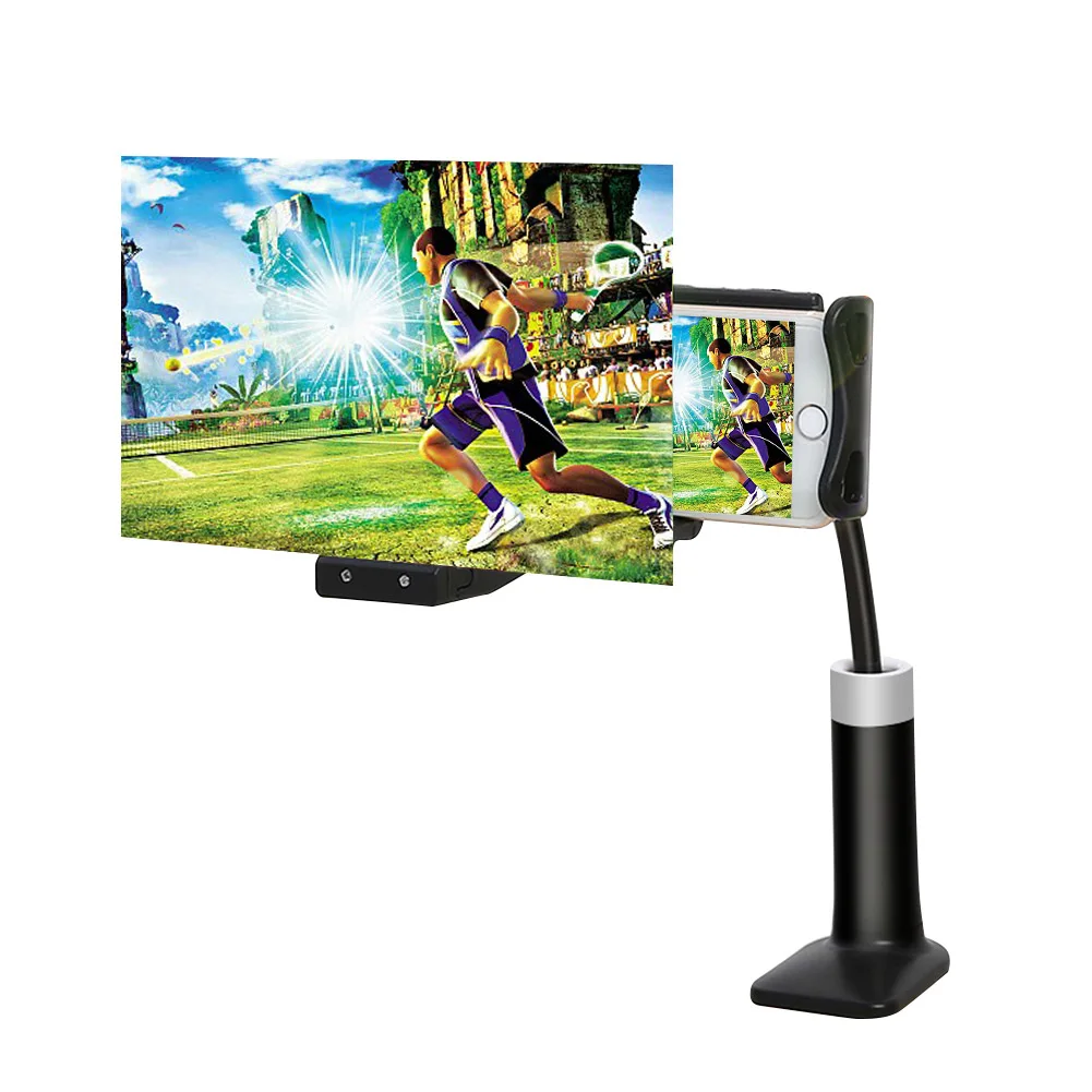 

Mobile Phone High Definition Projection Bracket Adjustable Flexible All Angles Phone Tablet Holders 3D HD Phone Screen Magnifier