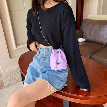 

High Quality Mini Women Crossbody Bag Belt Bag Luxury Designer Female Shoulder Messenger Bags Fashion Clutch Bucket Bags Purse