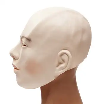 

Realistic Female Mask For Halloween Human Female Masquerade Latex Party Mask Sexy Girl Crossdress Costume Cosplay Mask