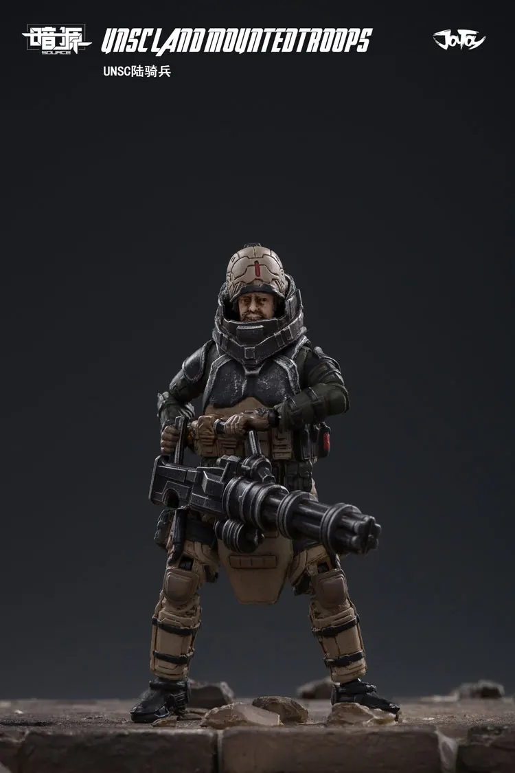 JOYTOY 1:25 action figure soldier UNSC Land cavalry figure Military model collection toys gift Free shipping