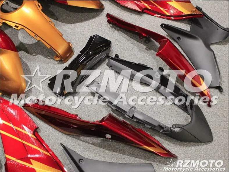 4 подарки стиль ABS литьевая форма мотоцикл Обтекатели подходит для YAMAHA R3 R25- 15-19 Кузов Набор на заказ золотой красный