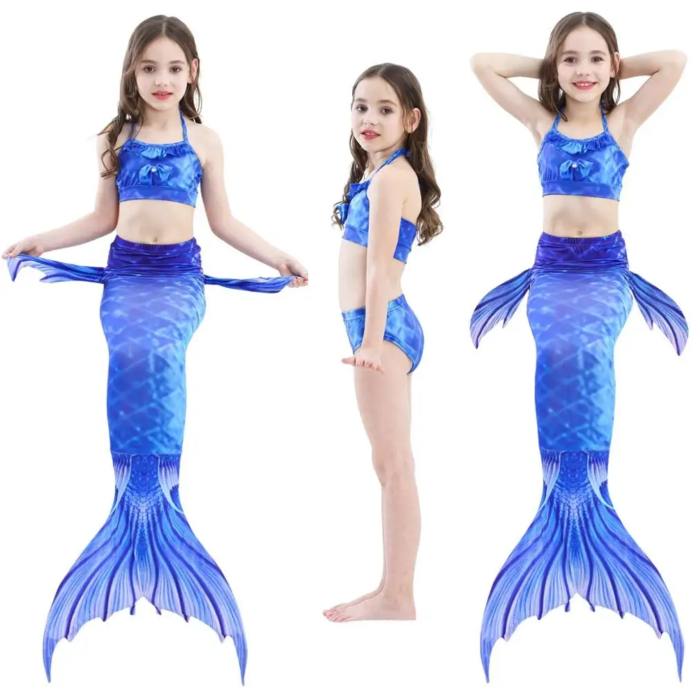 Хвост русалки для девочек, купальный костюм, детский Zeemeerminstaart Cola De Sirena Cauda De Sereia косплей, Костюм Русалки
