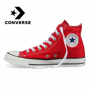 Мужская обувь для скейтборда Converse All-star, Классическая парусиновая обувь унисекс с высоким берцем, мужские и женские кроссовки, удобный и про...