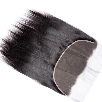 

13x4 Straight Lace Frontal Closure Human Hair Ear To Ear Lace Closure Pre Plucked With Baby Hair Frontal 1305 Density