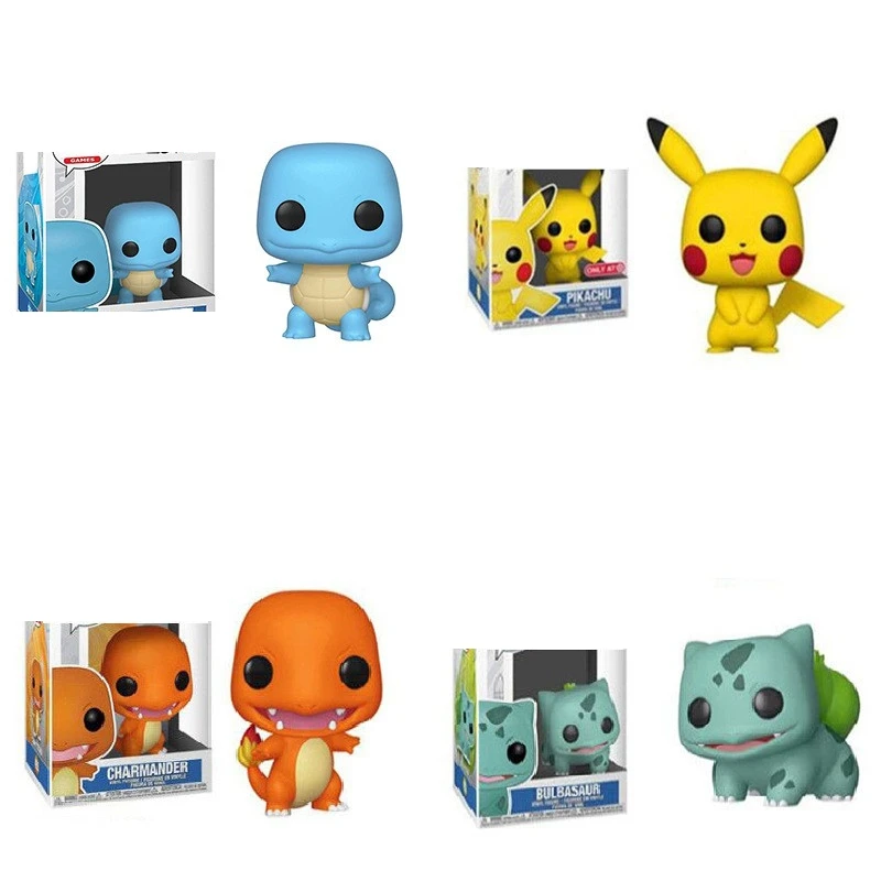 FUNKO POP Пикачу 353 # Бульбазавр 453 Сквиртл 504 чармандер 455 Фигурки игрушки виниловые