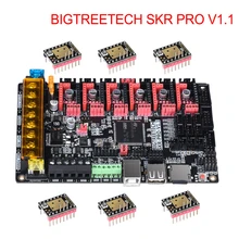 BIGTREETECH SKR PRO V1.1 плата контроллера 32 бит Wifi подходит ESP-01S части 3d принтера с TMC2208 UART TMC2209 TMC2130 VS SKR V1.3