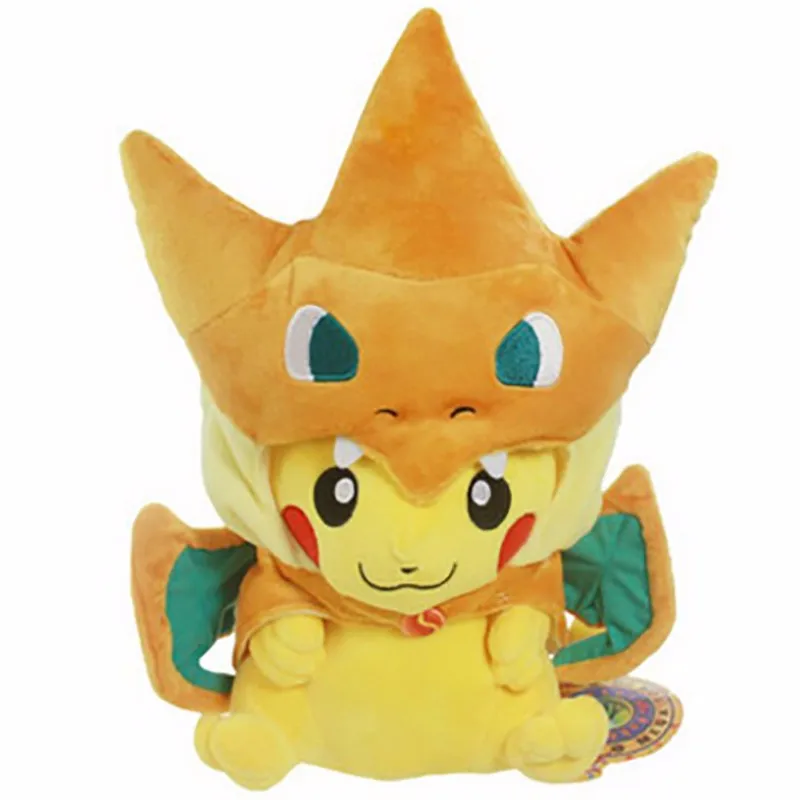 Детские плюшевые игрушки дропшиппинг животные Косплей забавная Charizard gyrados мягкие