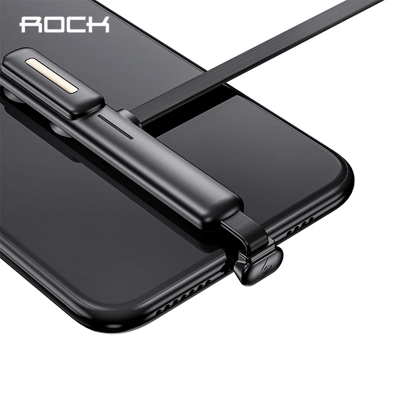 USB кабель ROCK для игр игровой Huawei Samsung S20 Plus Ultra Type C быстрая зарядка|Кабели мобильных