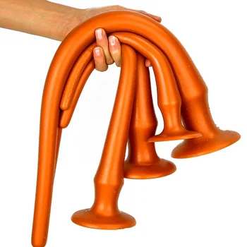 Long Anal Plug Goods For Adult Sex Toys For Women /Men Masturbator Dildo No Vibrator Fake Penis Dilator AnalToys Big Butt Plug 2