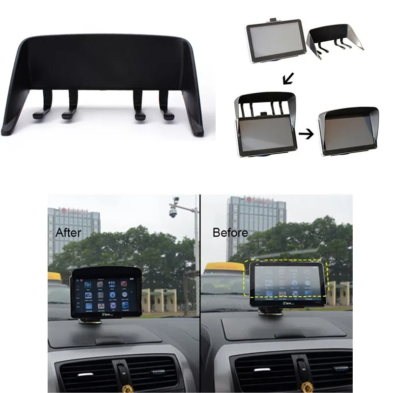 7 Inch Navigation Car GPS Sunshade Anti Strong Sunlight Accessories Parts Sun Shield Gps Sunshine Umbrella Navigator