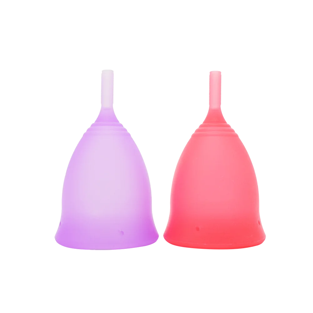 5 Color Soft Menstrual Cup FDA Reusable Female Silicone Menstrual Cup for Women Hygiene Product Silicone Cup - Цвет: purple red