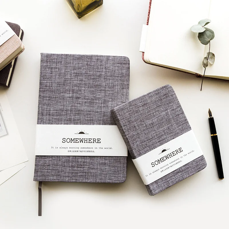 

A5 A6 Cloth Cover Notebook School Office Stationery Binder Filler Grid Blank Dot Planner Agenda Schedule Notebook Paper Notepad