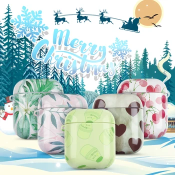 

For AirPods 2 1 Headphone Hard Cover Cute Cartoon Bluetooth Earphone Cover Case Charging Accessories Coque Capa For Airpods 1 2