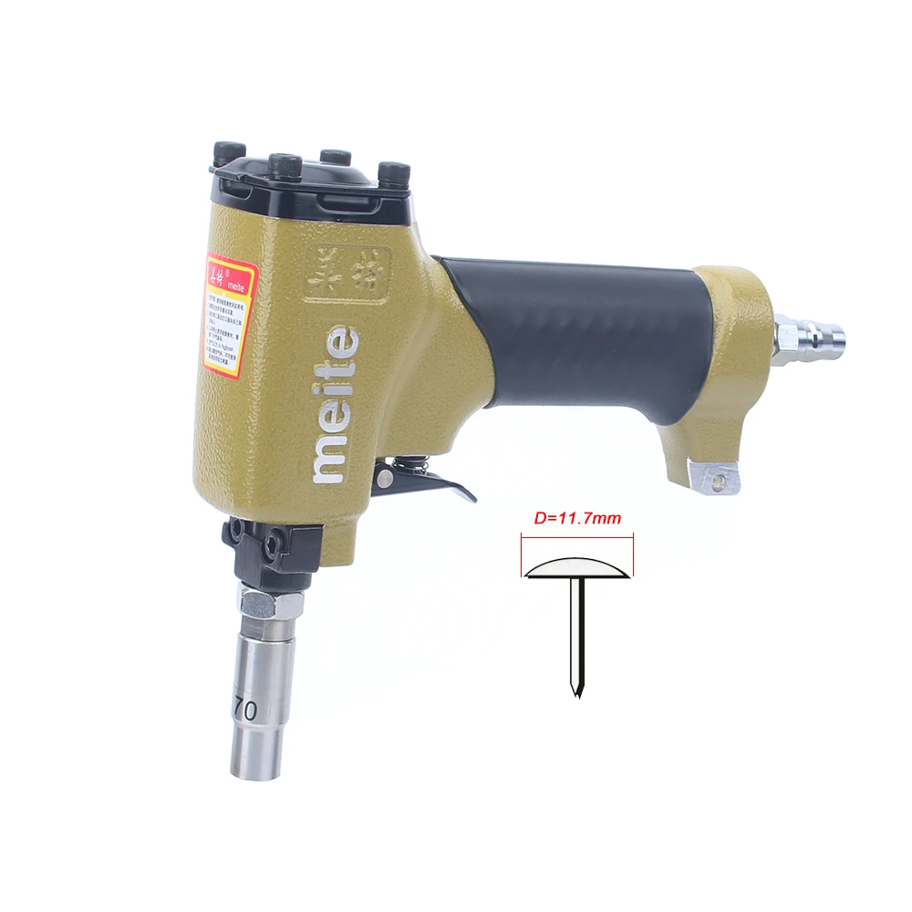

Meite 0630/0750/0860/0960/1080/1170/1230 Pneumatic Pins Gun Air Nailer Big Head Nailer For Make Sofa Furniture Price For 1 Model