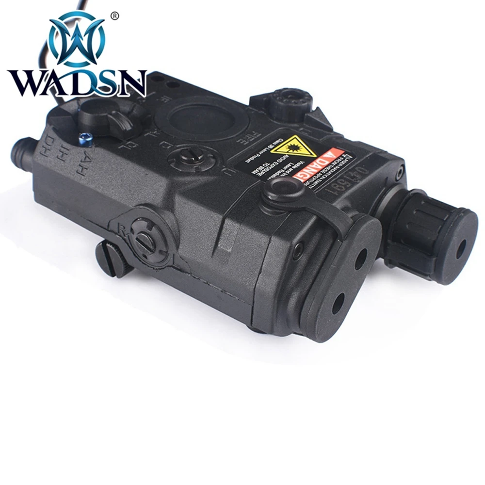 WADSN PEQ-15 LA5 Белый светодиодный тактический фонарь+ лазер в красный горошек+ ИК линзы Охотничья винтовка страйкбол батарейный блок WEX276 оружейные фонари