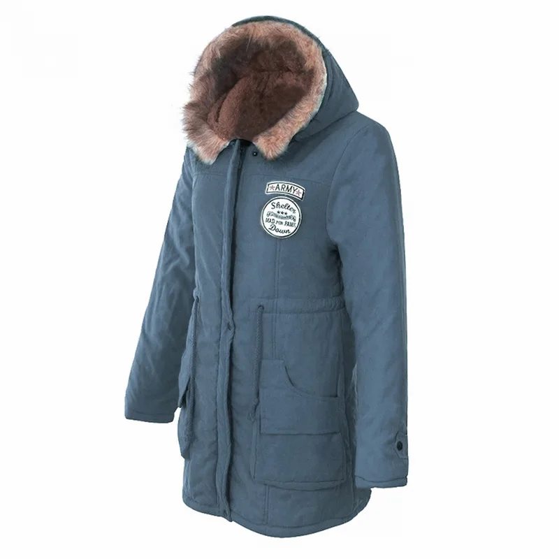 JODIMITTY зимняя куртка женская парка теплая меховая куртка с воротником тонкая верхняя одежда женская куртка пальто размера плюс chaqueta Mujer