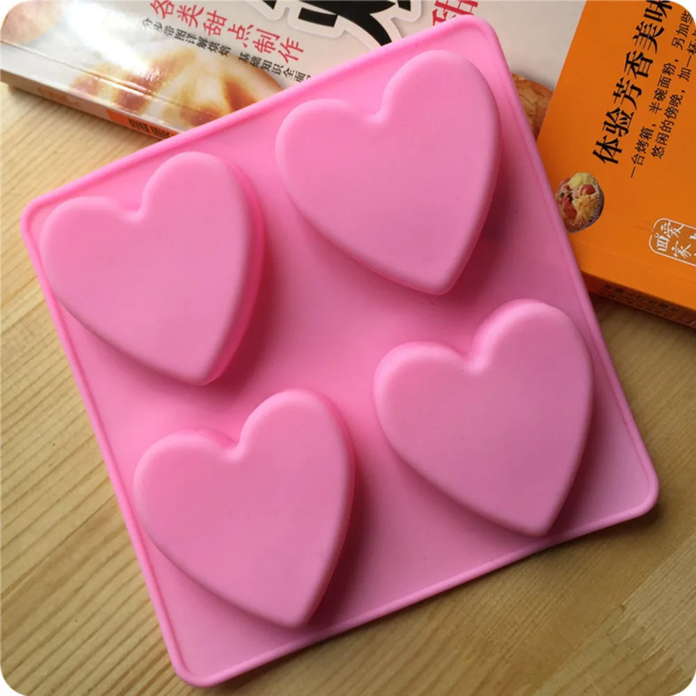 

New Silicone Heart Sphere Mold Chocolate Cupcake Cake Mold DIY Baking Decorative Cake Mould Tool