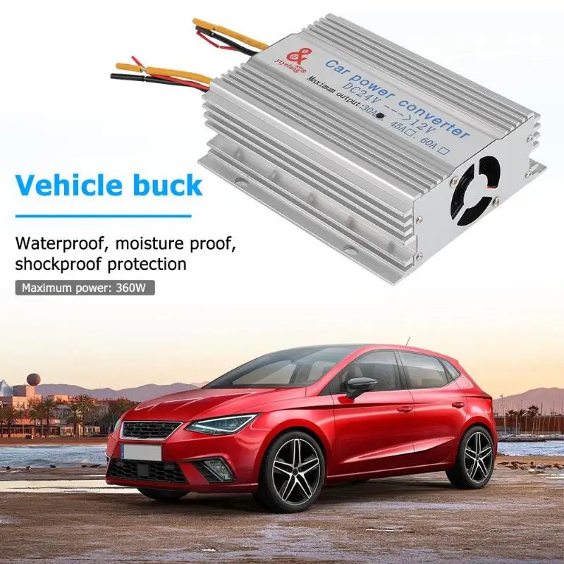 DC 24V к DC 12V 30A 360W автомобильный преобразователь питания понижающий преобразователь
