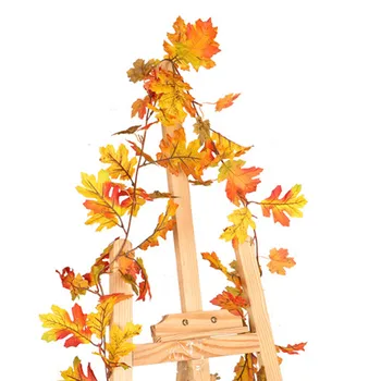 

Home Artificial Maple Leaves Garland Christmas Simulation Rattan Ornament