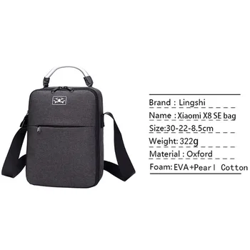 

Portable Carrying Storage Bag Single Shoulder Waterproof Large Capacity Multi-functional Handbag Transport For Xiaomi FIMI X8