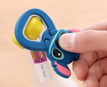 

50pcs Cartoon Kitty Cat Stainless Steel Beer Bottle Opener with Magnet can be Fridge Magnet