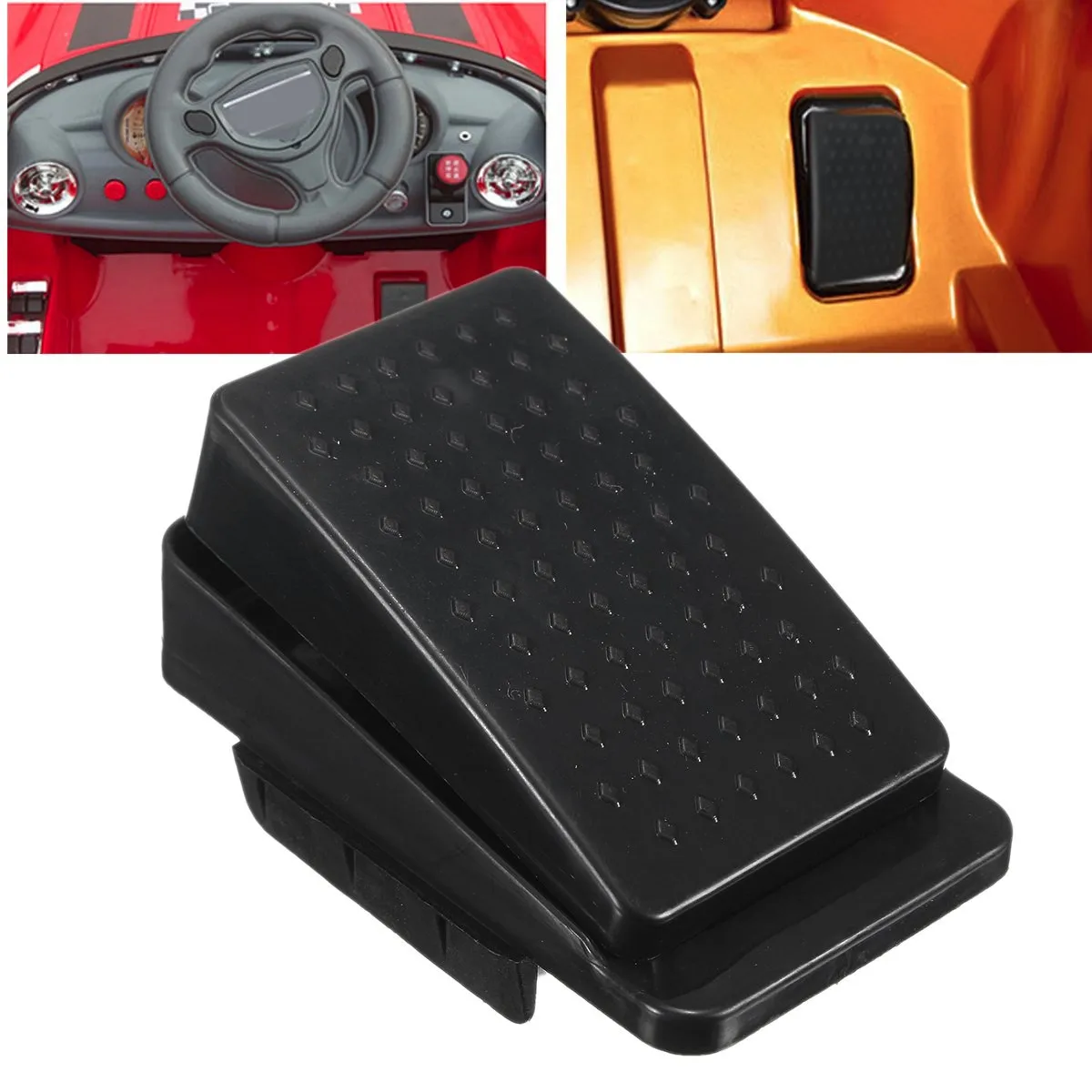 

6V/12V Replacement Foot Pedal Reset-Control Switch For Kids Ride On Toy Car