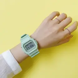 INS Super Fire электронные часы студенческий маття зеленый Инди Мори серии Мори девушка линии Универсальный Простой корейский стиль
