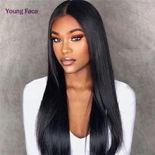 

Brazilian Hair Human Hair 150% Density 4x4 Transparent HD Lace Closure Wigs Brazilian Straight Human Hair Wigs For Women Hair