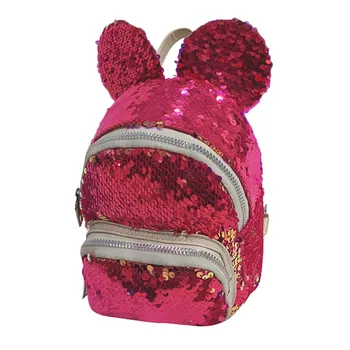 

School Bags For Girls Cartoon Sequin School Backpack Satchel Travel Shoulder Bag back to school Gift mochila infantil com rodi