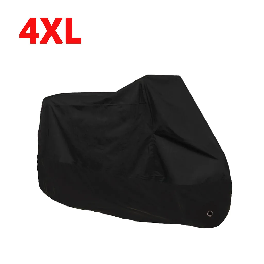 Мотоциклетная крышка M L XL 2XL 3XL 4XL универсальная уличная УФ-защита для скутера Водонепроницаемая велосипедная дождевая Пылезащитная крышка