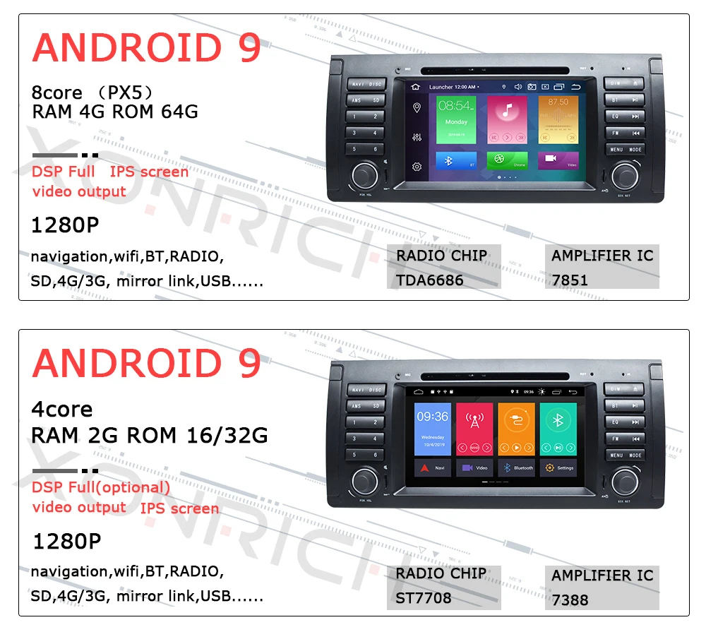 Ips DSP 4 Гб 2Din Android 9 Автомагнитола для BMW X5 E53 BMW E39 мультимедиа аудио gps Навигация стерео dvd-плеер головное устройство 8core64G