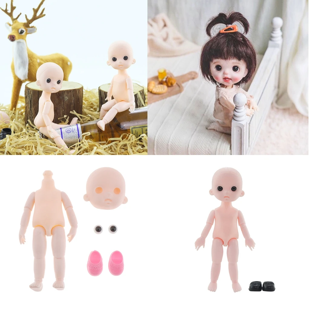 1/12 BJD Ball Jointed Figure Doll Body DIY Making Makeup Accessory Replacement Parts 1/6 Accessories | Игрушки и хобби