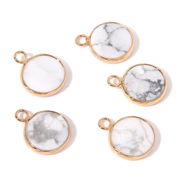 Druzy Stone Pendants Irregular Crystal Winding Pendant Agates Quartzs Aventurine Amethysts Charms For Necklace Jewelry