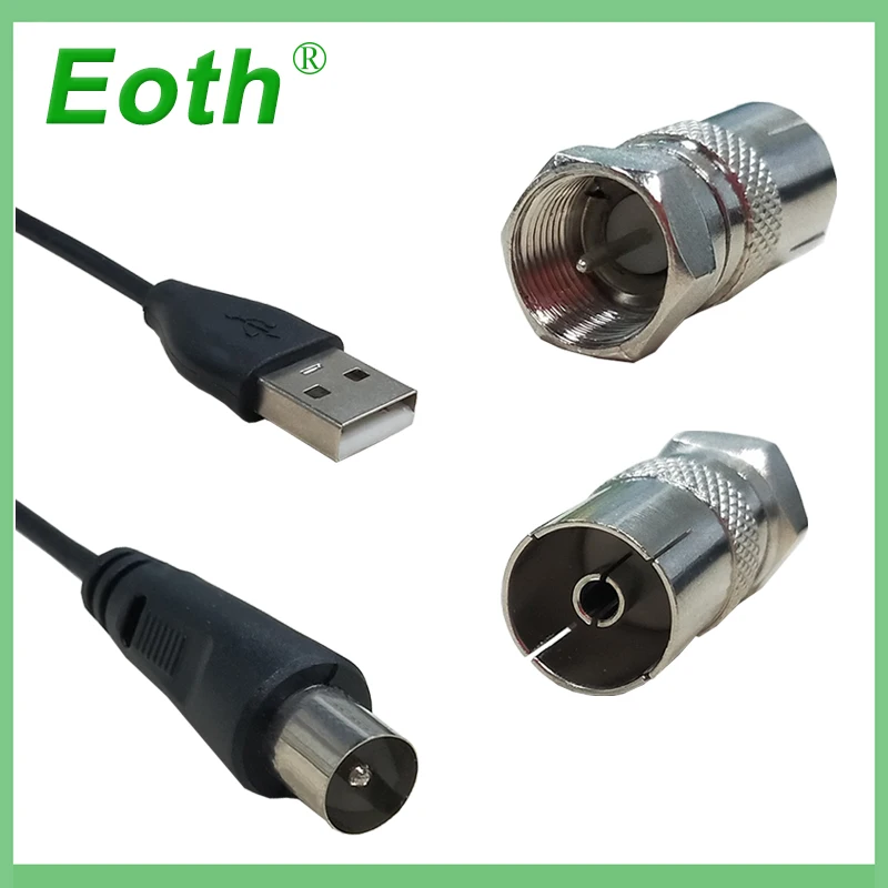 Eoth Free tv Fox HD цифровой D ТВ комнатная ТВ антенна ТВ Fox телевизионная антена с HD DVB-T DVB-T2 УКВ УВЧ ISDB ATSC DVB приемник сигнала ТВ антенна