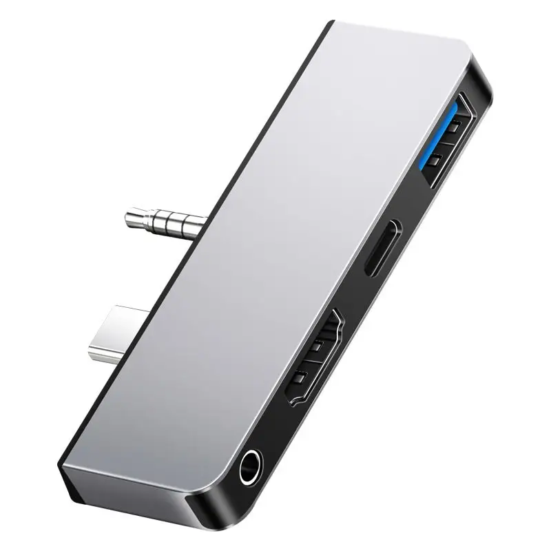 Тип-C USB-C к HDMI-совместимость и USB3.0 OTG видео аудио 3 5 мм &amp Мощность адаптер для Microsoft