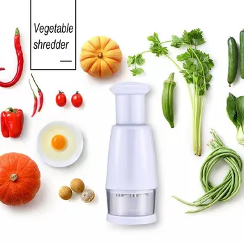 

Hand Press Semi Automatic Small Blender Part Kitchen Supplies Multifunctional Chopping Machine Cutting Garlic Presser Slicer CE