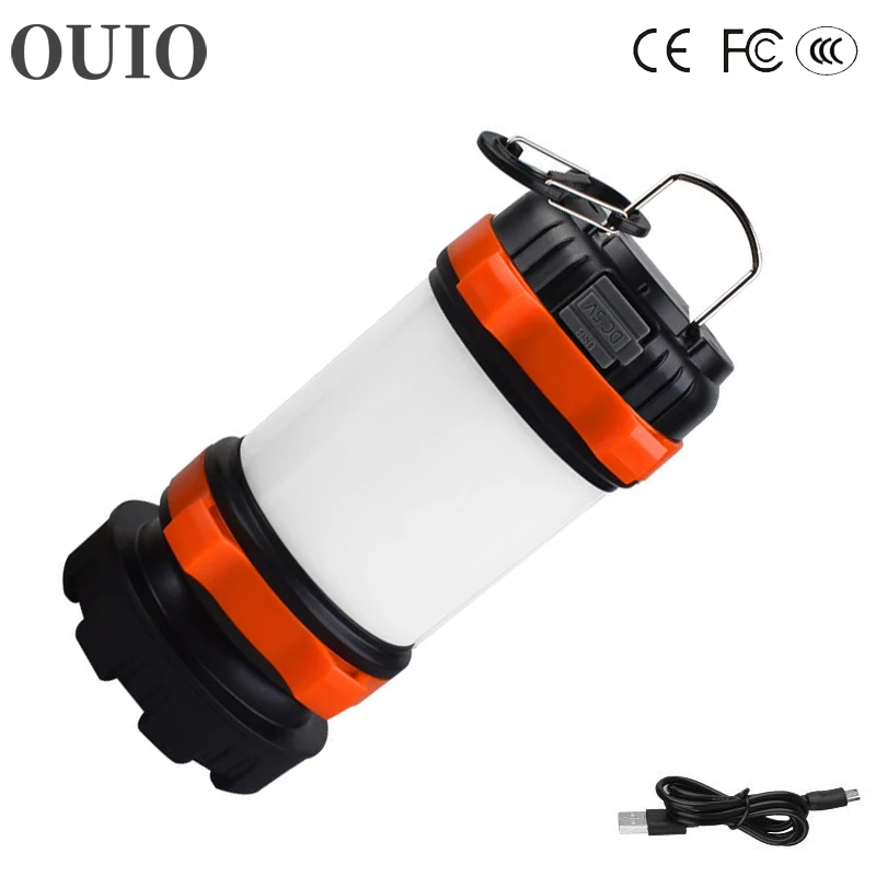 

20000LM LED Camping Lantern Battery-built-in Rechargeable Flashlight for work Inspection Searching Lamp