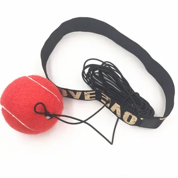 

Fight Boxing Ball Equipment With Headband For Reflex Speed Training Boxing red