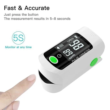 

Fingertip Pulse Oximeter SPO2 Oxygen Saturation Portable Digital Household Health Monitors Finger Pulse Oximeter