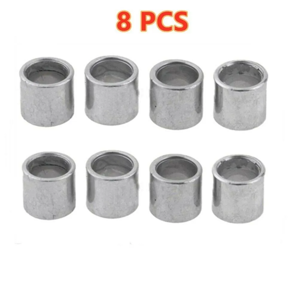 4/8 Pcs 10mm Long Alloy Bearing Spacer For Scooter Or Skateboard Wheels 8mm ID For 8mm Axles Between 608 Bearing Spacer 4/8 Pcs 10mm Long Alloy Bearing Spacer For Scooter Or Skateboard Wheels 8mm ID For 8mm Axles Between 608 Bearing Spacer