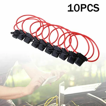 

2020 Hot Sale 10PCS ATC 12 AWG Mini Fuse Holder Inline Power Waterproof For Car Boat Truck Brand New And High Quality
