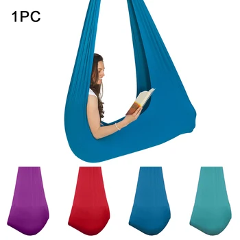 

Indoor Outdoor Multifunction Swing Chair Hanging Seat Reading Books Hammock Kids Children Easy Install Garden Elastic Bedroom