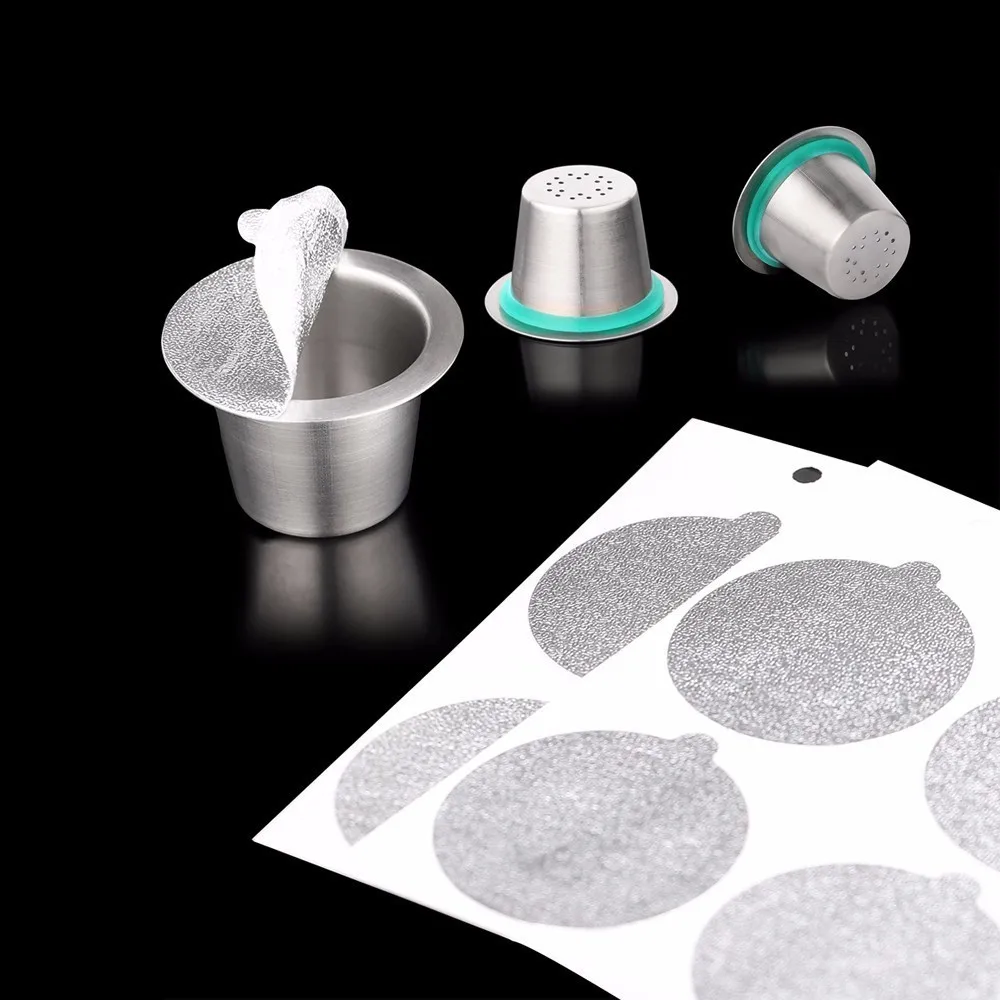 

6PCS Nespresso Reuable Cafe Capsula Cup Refillable Coffee Filter Capsula Reusable De Cafe Recargables Nesspreso Coffee Dripper