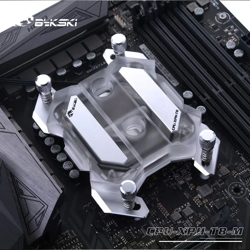 Кулер для процессора Bykski amd ryzen 3/5/7 am2 + am3 am4 процессор водяного блока rgb argb CPU-XPH-T8-M |