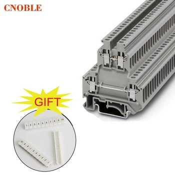 

10pcs / box UKk3 DIN rail universal class PCB Terminal blocks double-deck Top 1