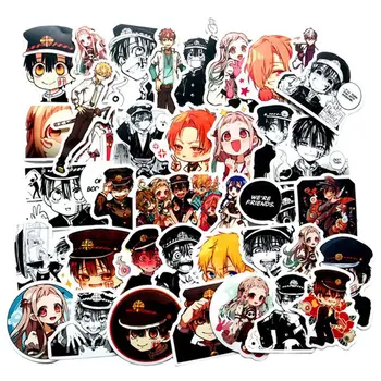 

50 Pcs Toilet-Bound Hanako-kun Anime Sticker Stickers PVC Graffiti Stickers Suitcase Luggage Guitar For Children Toys