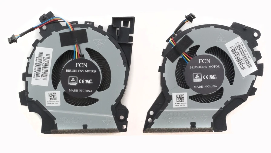Fan (cooler) for HP zhan99-65 P/N: tpn-c134 sps-l25223-001 sps-l25224-001 dfs501105prot (4-pin) a pair of | Компьютеры и офис