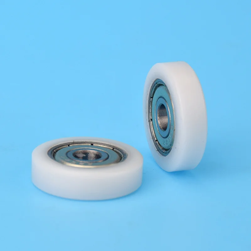 6*25*7mm F type plane plastic pulley 626zz for DIY 3D printer roller door and window