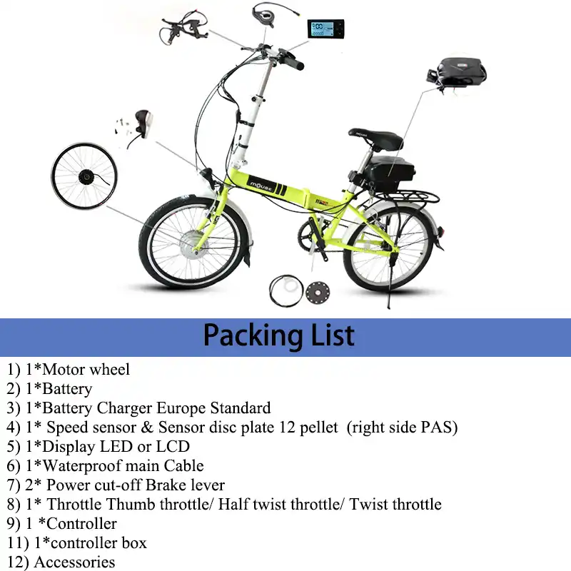 folding bike electric conversion kit